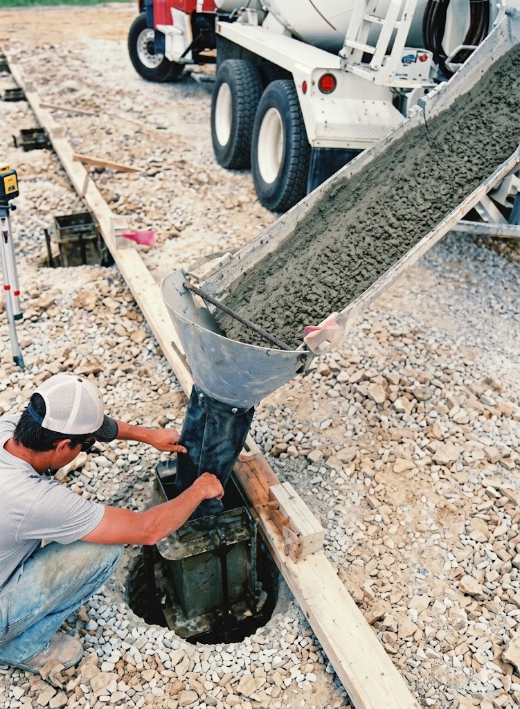 Post Frame Building Job site
